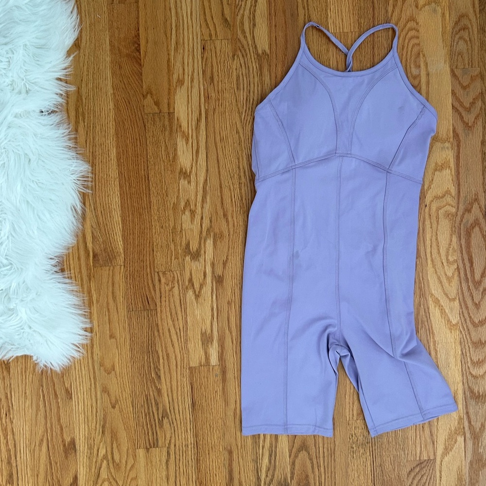 PURPLE WORKOUT BODYSUIT!